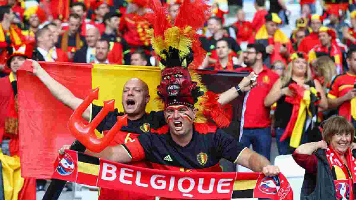 УЄФА покарав Бельгію за неправомірні дії фанатів на Євро-2016