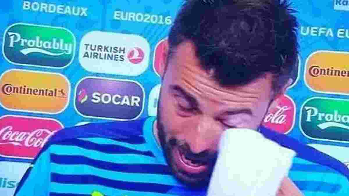 Барцальї розплакався перед журналістом після 1/4 Євро-2016: Ніхто не пам'ятатиме нас