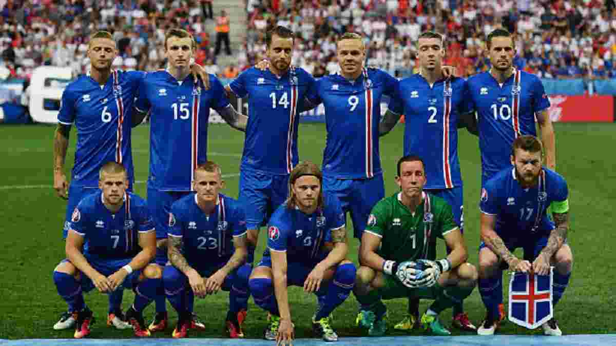 Стартовий склад збірної Ісландії ввійшов у історію чемпіонатів Європи
