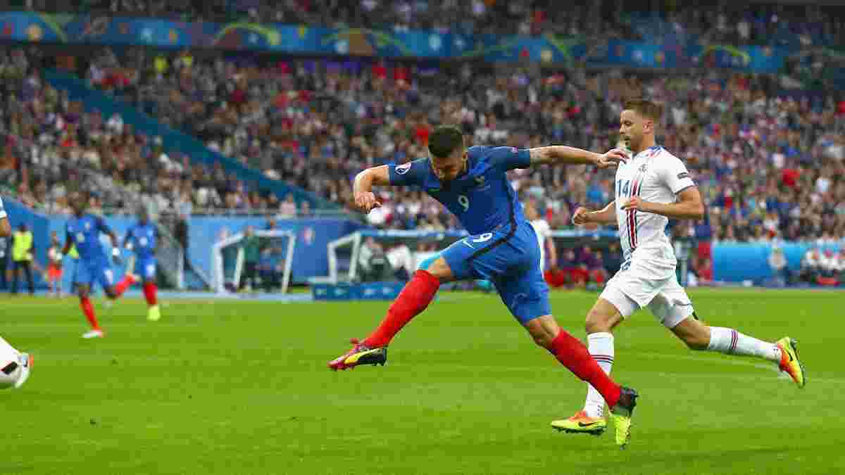 Франція розгромила Ісландію та пробилася до півфіналу Євро-2016