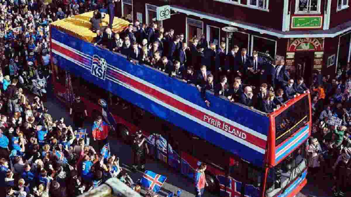 "Грім вікінгів". Як ісландці з почестями зустрічали свою збірну після Євро-2016