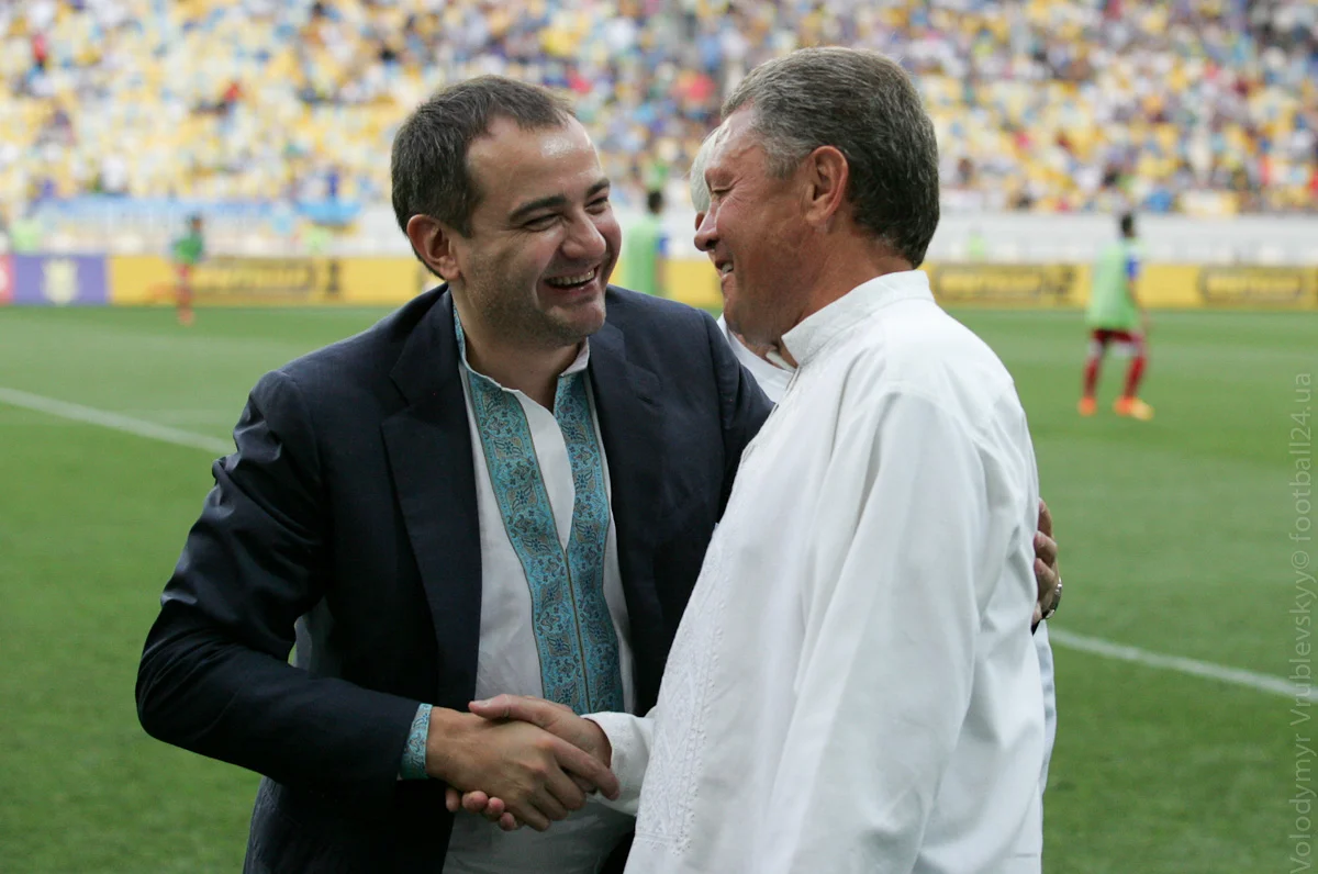 Андрей Павелко и Мирон Маркевич / Фото В. Врублевский