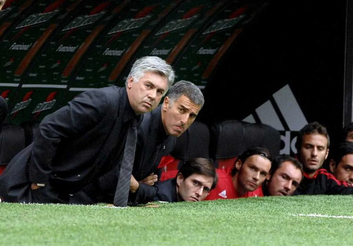 Тассотті поруч з Анчелотті / фото Getty Images