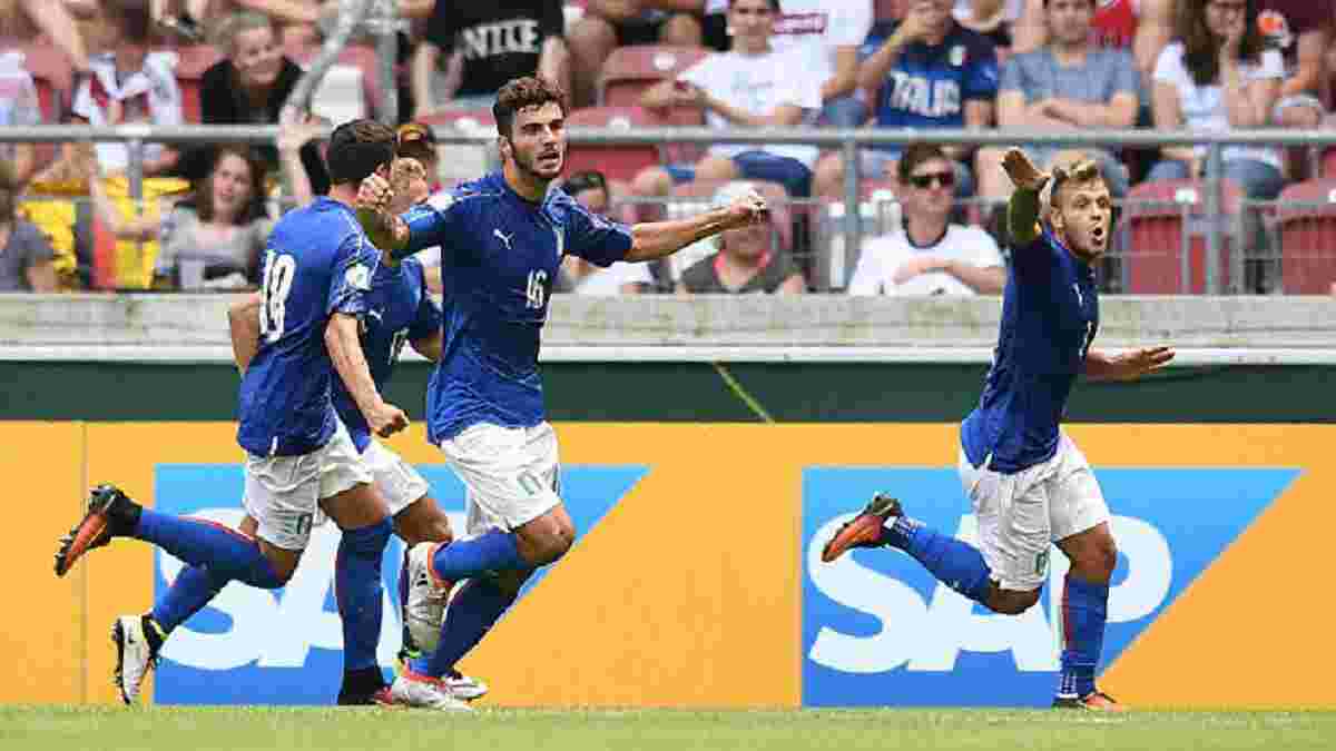 Євро-2016 U-19: Італія врятувалася у матчі з Австрією