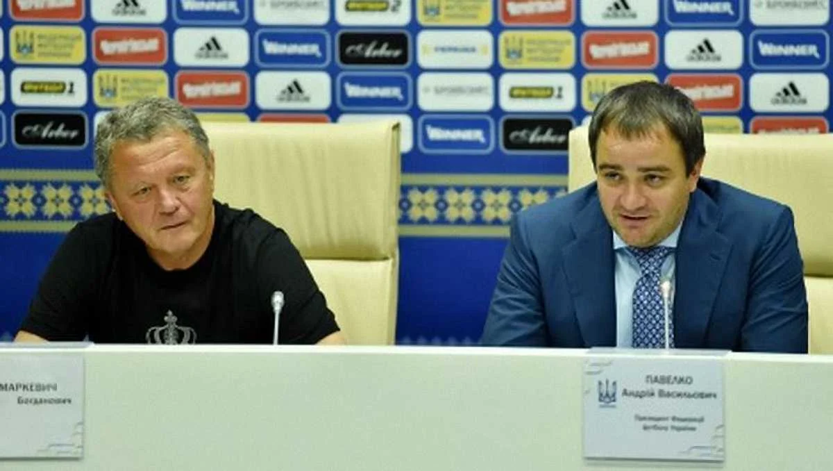 Мирон Маркевич и Андрей Павелко / фото ФФУ