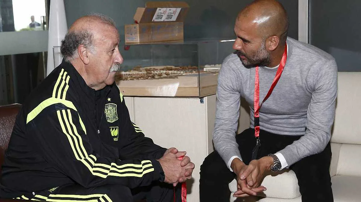 Дель Боске и Гвардиола / AS