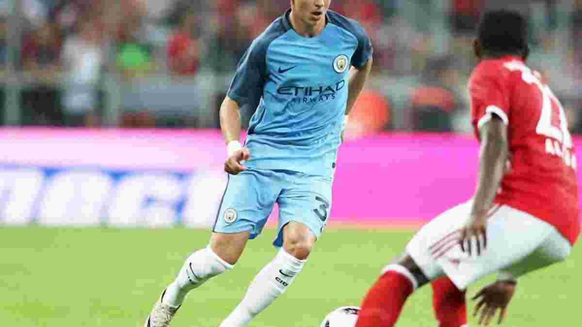 Зинченко дебютировал за "Ман Сити" против "Баварии" в первом матче Гвардиолы