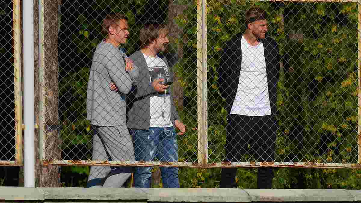 Ребров, Ярмоленко, Шаблий и Коваль посетили первый матч сезона "Динамо" U-21