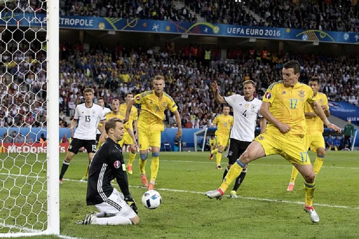 Федецький у матчі проти Німеччини / Getty Images