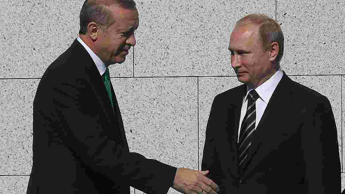 Ердоган запросить Путіна на товариський матч Туреччини проти Росії