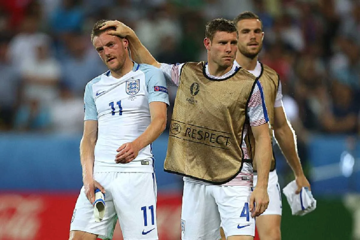 Джеймі Варді та Джеймc Мілнер / Getty Images