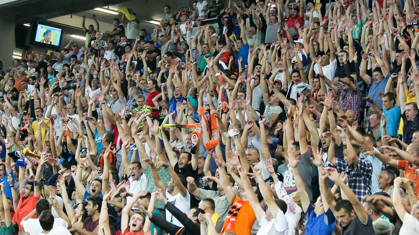 "Шахтер" не останется без поддержки во Львове / Фото В. Врублевский