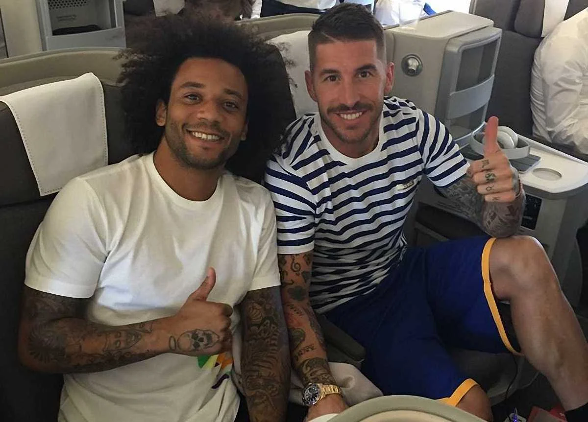 Марсело і Рамос вирушили з командою на Суперкубок УЄФА / фото з соцмереж