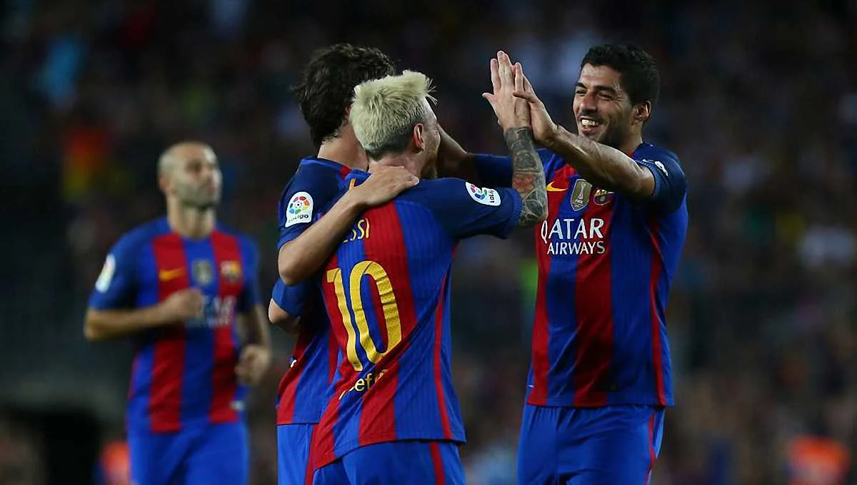 Партнеры поздравляют Месси / Getty Image