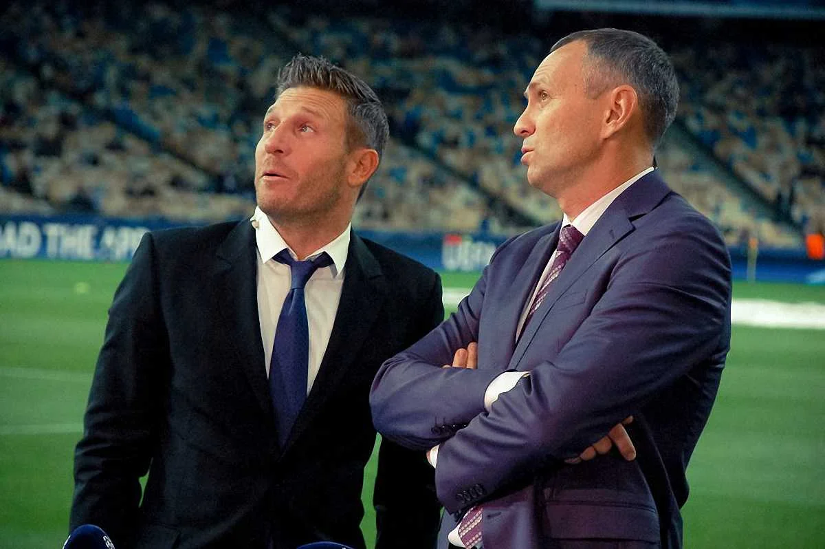 Андрей Воронин рядом с Александром Головко / фото с Фейсбук