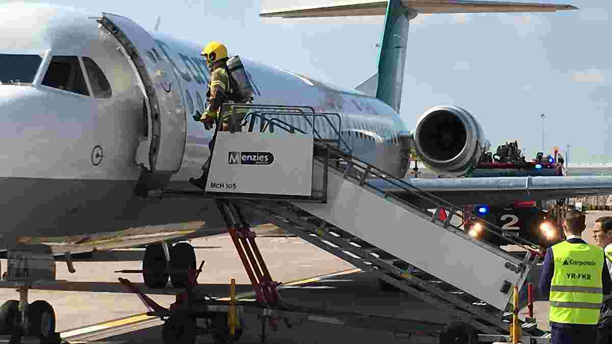 Персонал "Ман Сити" эвакуировали из самолета из-за задымления