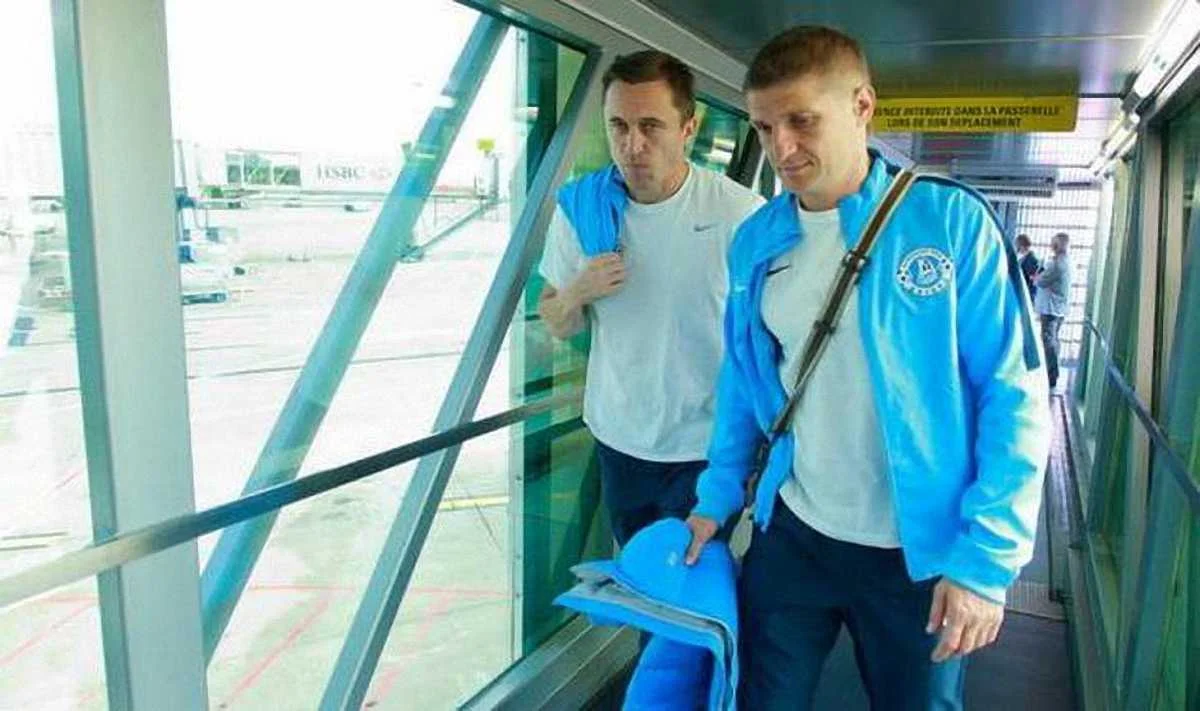 Владимир Езерский (справа) и Сергей Нагорняк / фото ФК "Днепр"