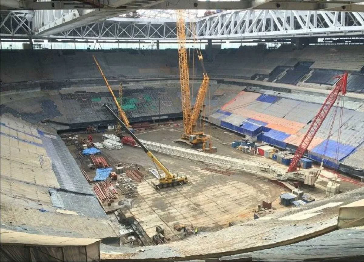 Стадион в Санкт-Петербурге / Соцсети