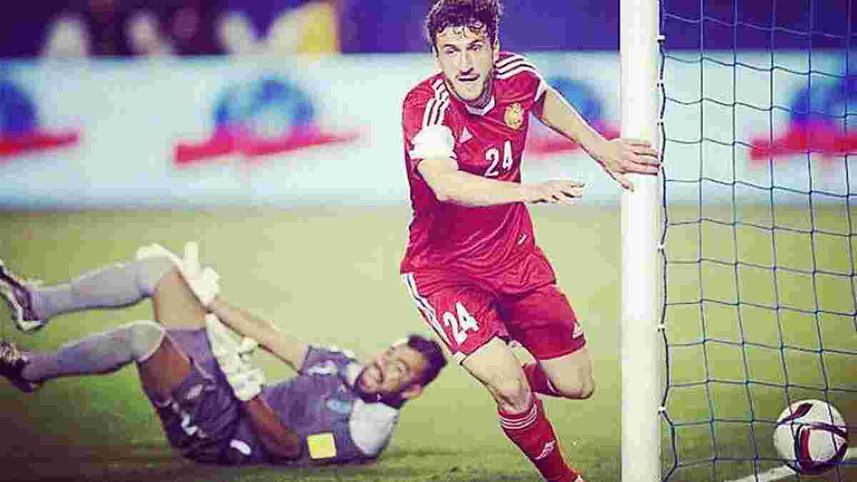Форвард "Карпат" Кадимян вперше за 3 матчі не забив за збірну Вірменії