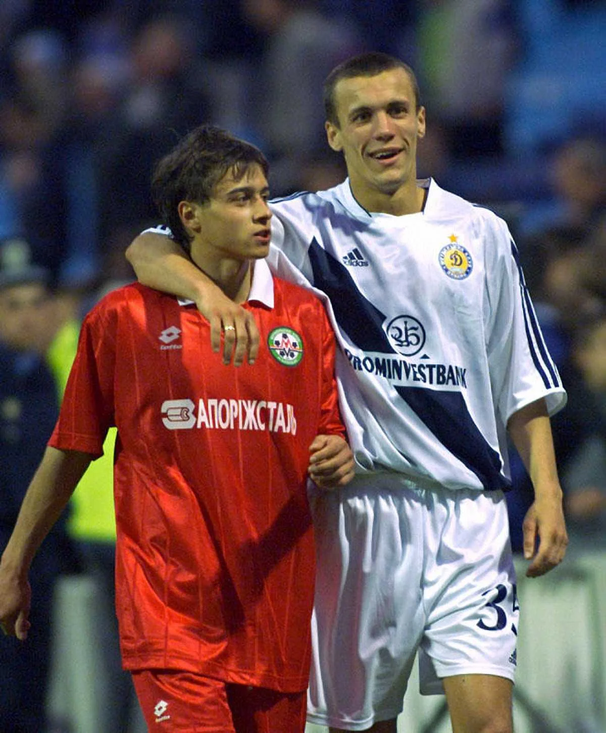 Яценко (справа) когда-то поиграл за главную команду "Динамо" / фото dynkievmedia.fmbb.ru