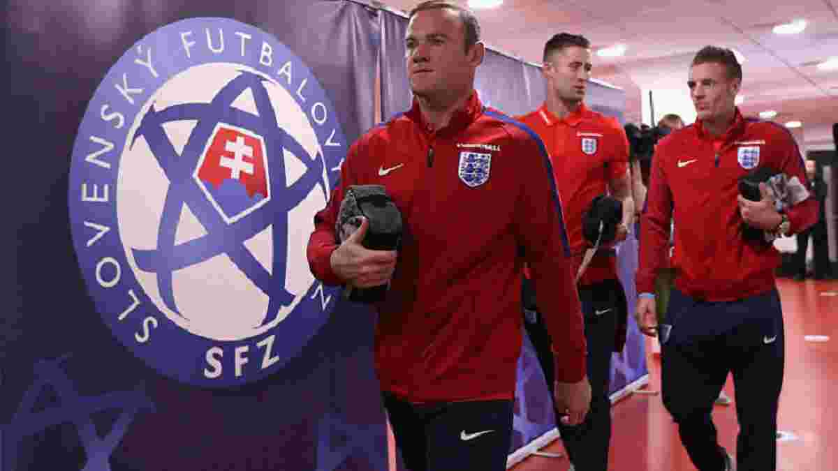 Руні стане рекордсменом збірної Англії за кількістю матчів серед польових гравців у грі зі Словаччиною