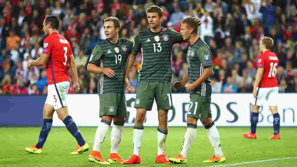 ЧС-2018, кваліфікація. Німеччина і Шотландія розбили суперників, Румунія драматично впустила шанс на перемогу  у матчі з Чорногорією
