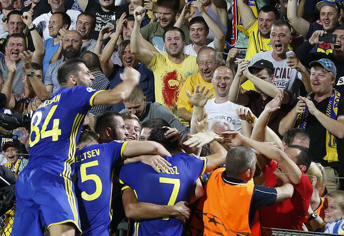 "Ростов" во время предыдущего матча ЛЧ с "Аяксом" / фото Getty Images