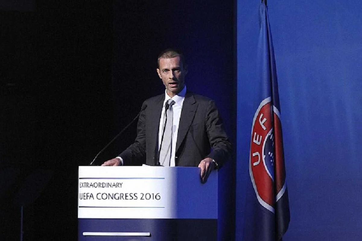 Александр Чеферин на конгрессе УЕФА / Getty Images