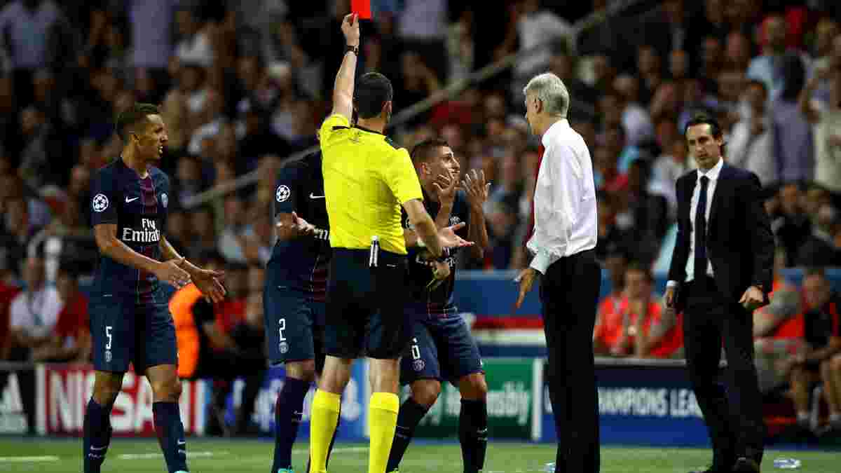 УЕФА отменил удаление  Верратти в матче с "Арсеналом", – СМИ