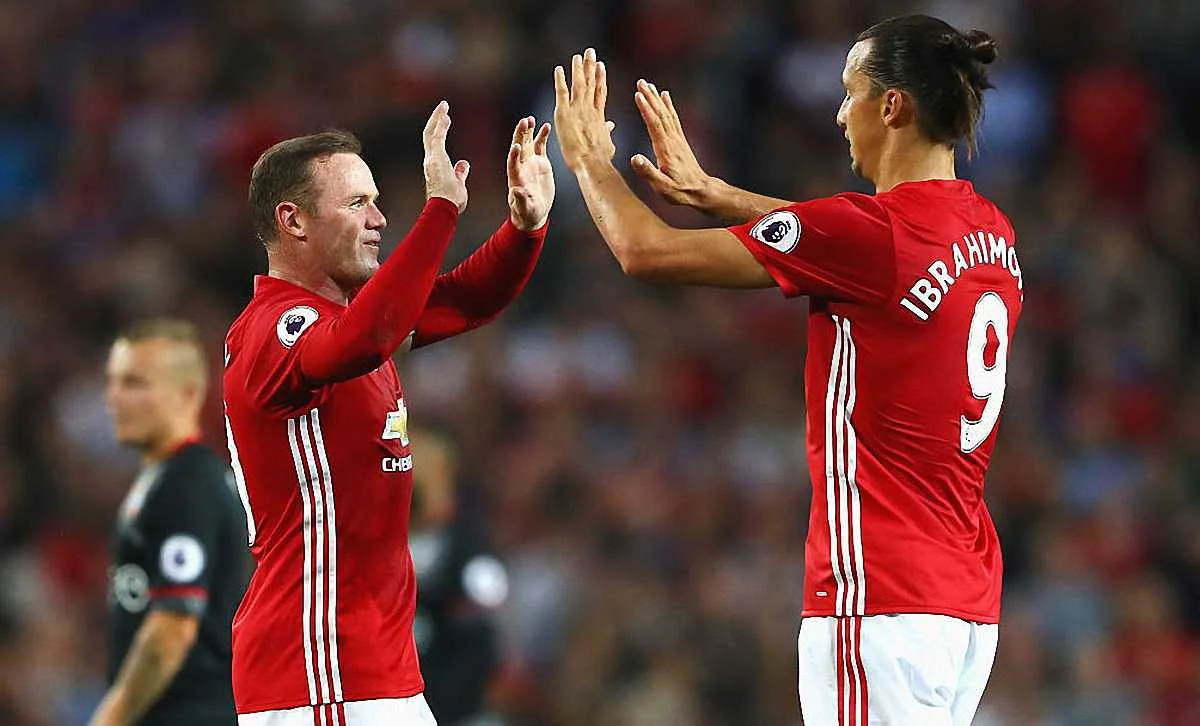 Руни и Ибрагимович / Getty Images