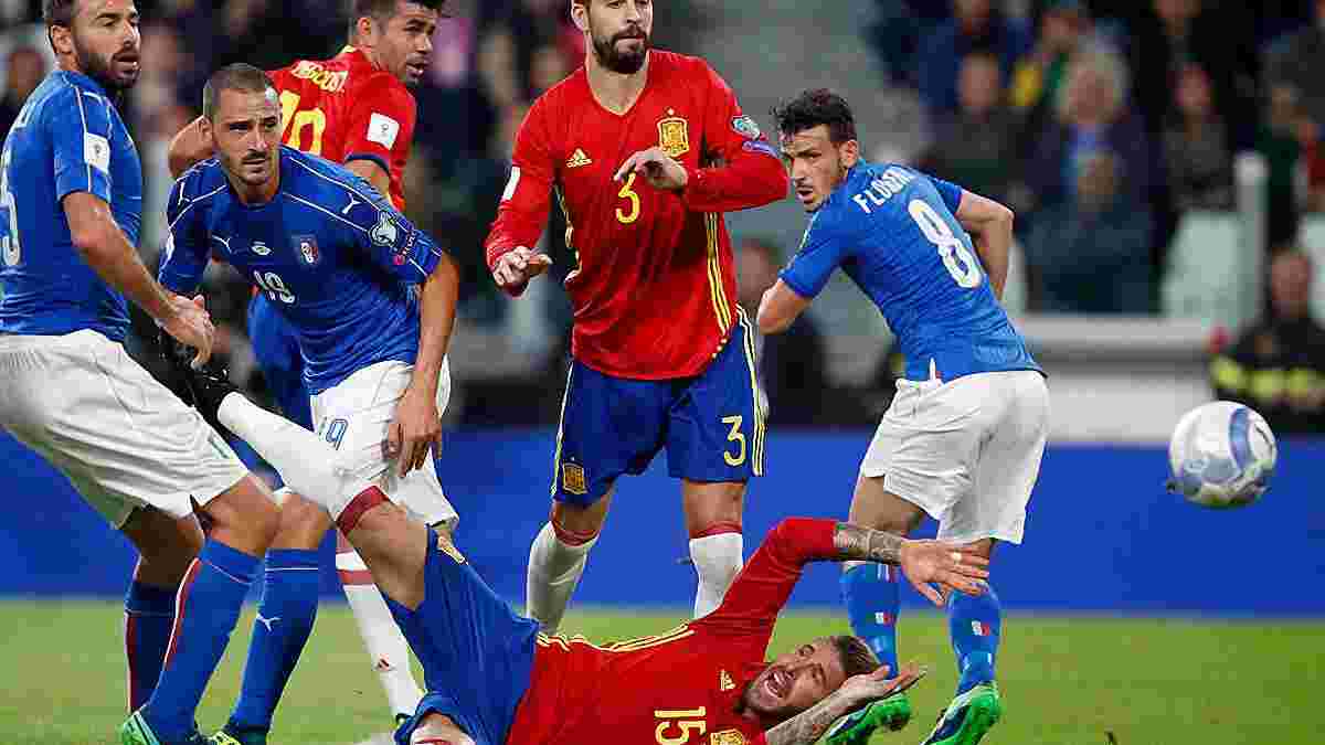 Италия – Испания – 1:1. Видео голов и обзор матча