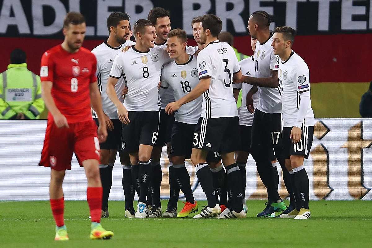 Сборная Германии против чехов / Getty Images