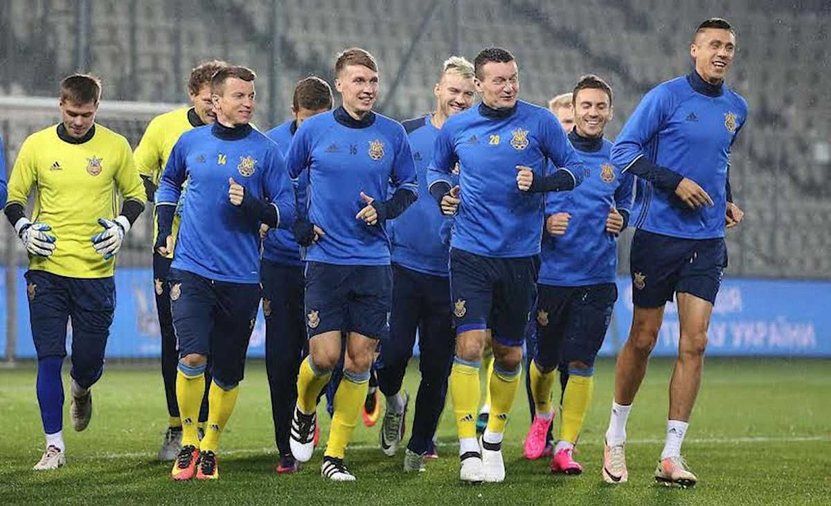 Сборная Украины / Фото Е. Кравс