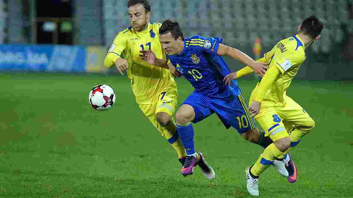 Коноплянка продолжил неприятную серию в матчах с Украиной до более 1000 минут