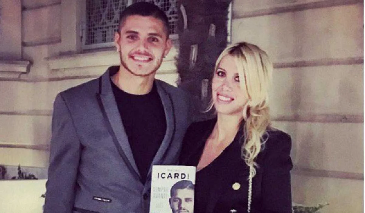 Мауро Икарди с Вандой Нарой / Twitter