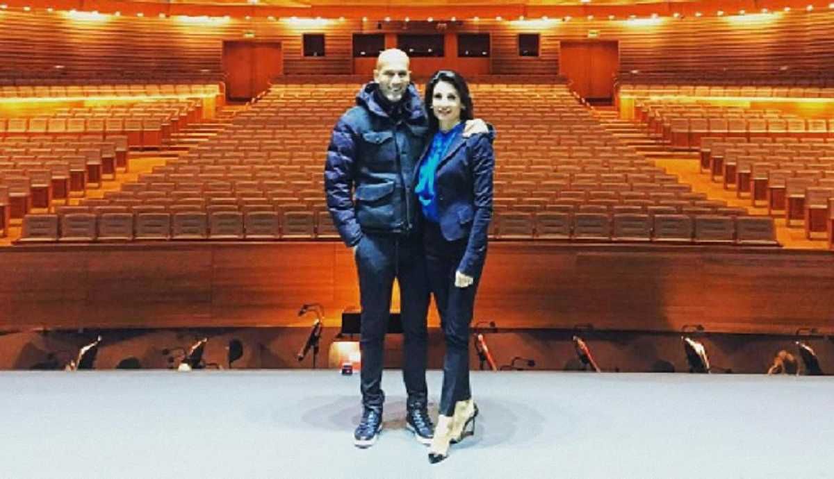Зидан с женой в Мариинском театре Санкт-Петербурга / Instagram