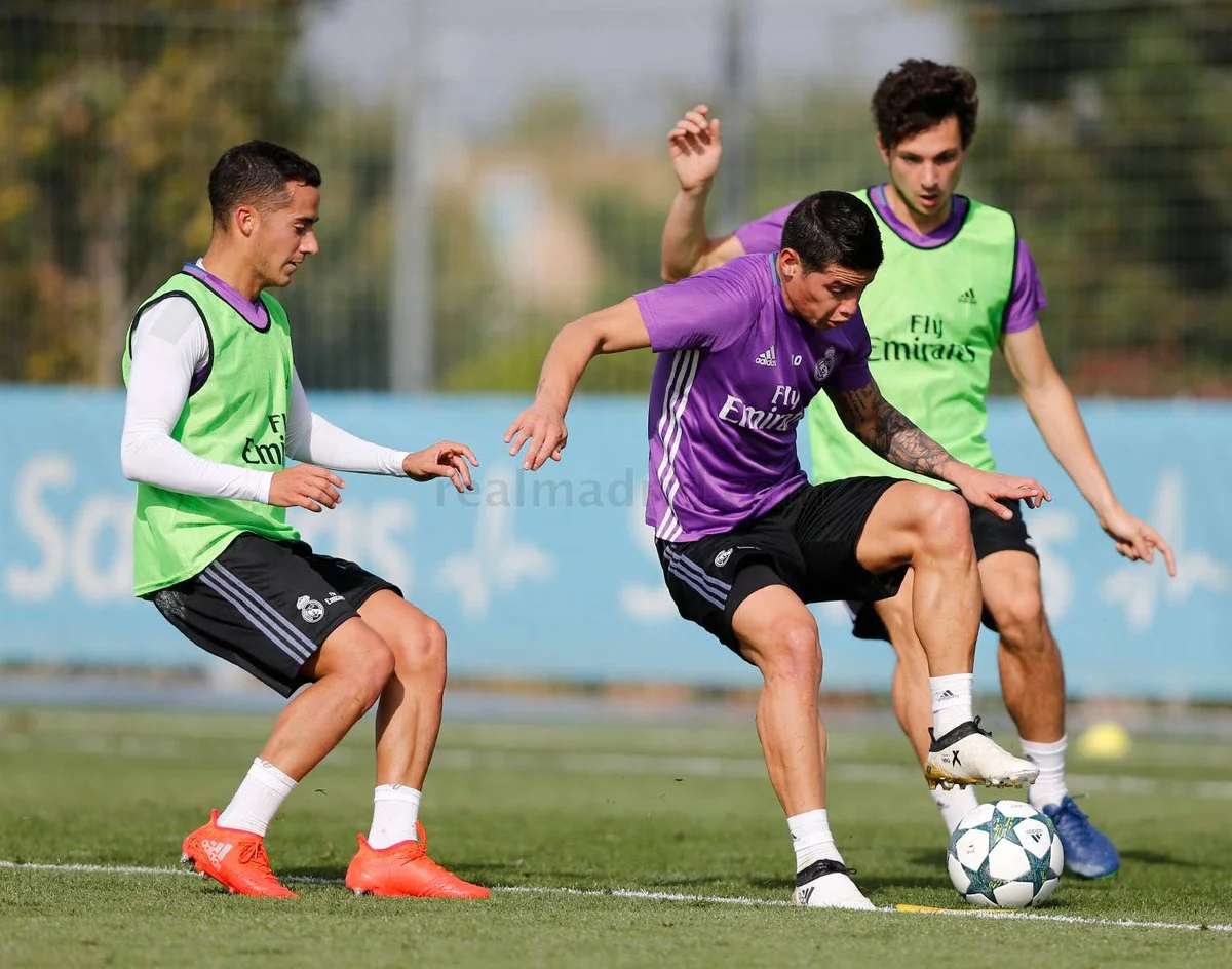 Хамес в действии / фото ФК "Реал"