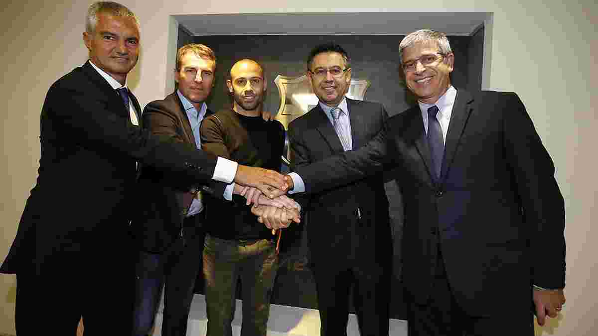 Официально: Маскерано подписал новый контракт с "Барселоной"
