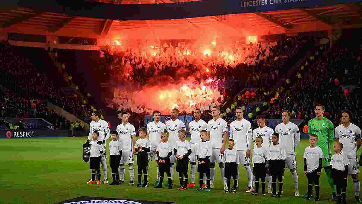 УЕФА открыл дело о поведении фанатов на матче "Лестер" – "Копенгаген"