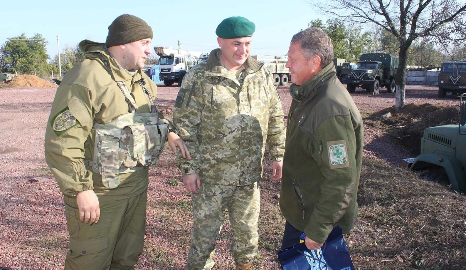 Мирон Маркевич на передовій / Фото ДПСУ