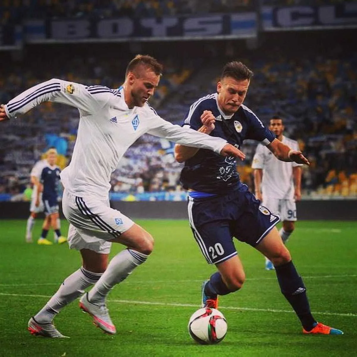 Виталийc Ягодинскис против Андрея Ярмоленко / фото из соцсетей