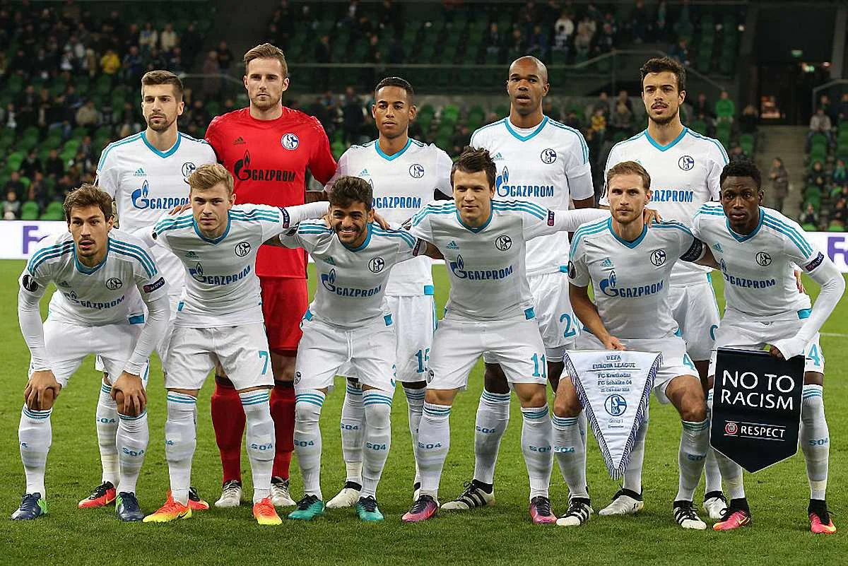 "Шальке" перед игрой в Краснодаре / Getty Images
