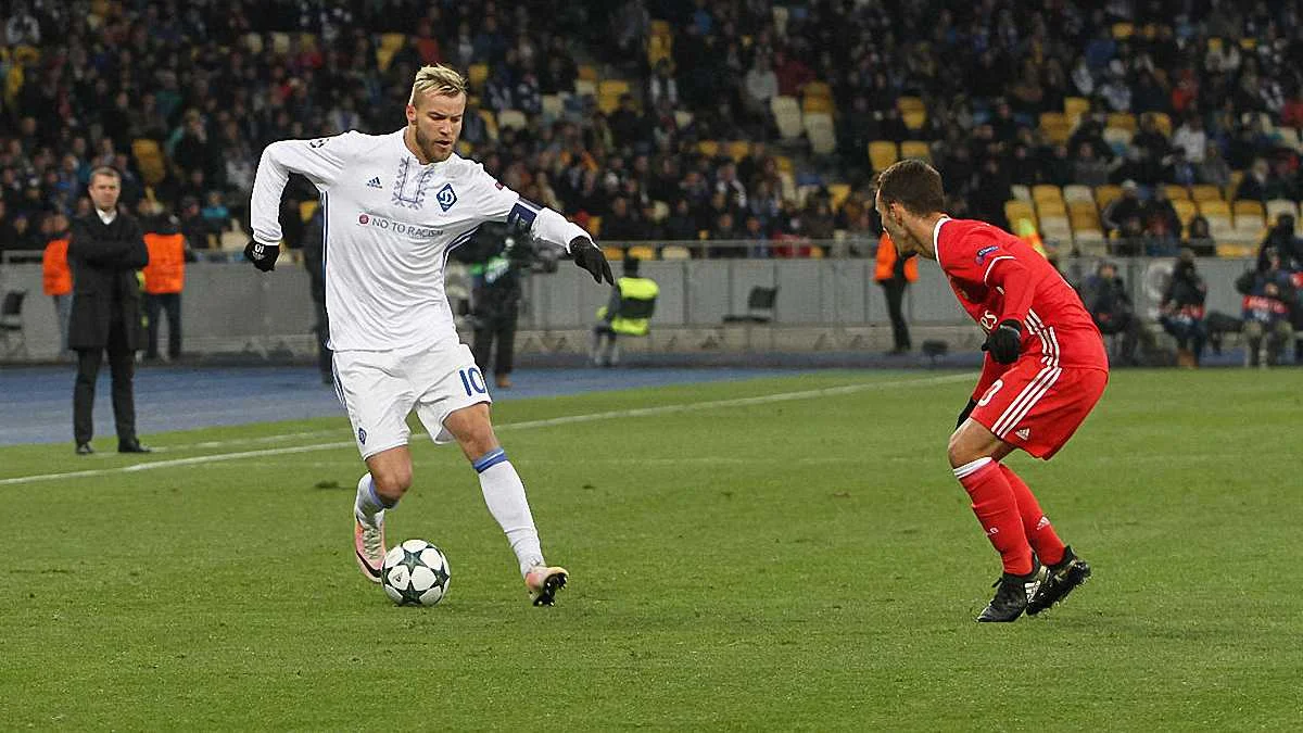 Андрій Ярмоленко проти "Бенфіки" / Getty Images