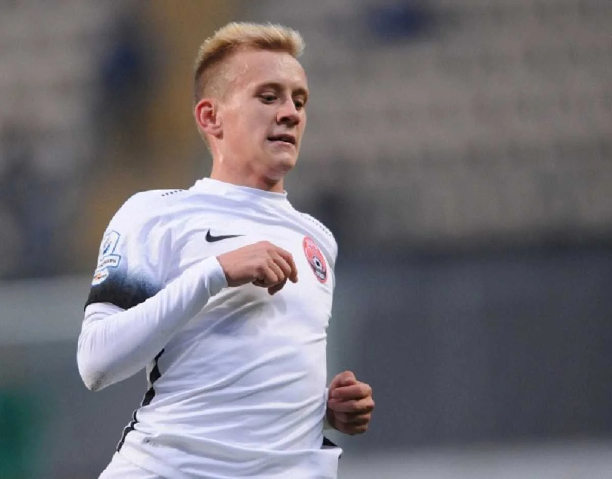 Петряк забил первый гол / ФК "Заря"