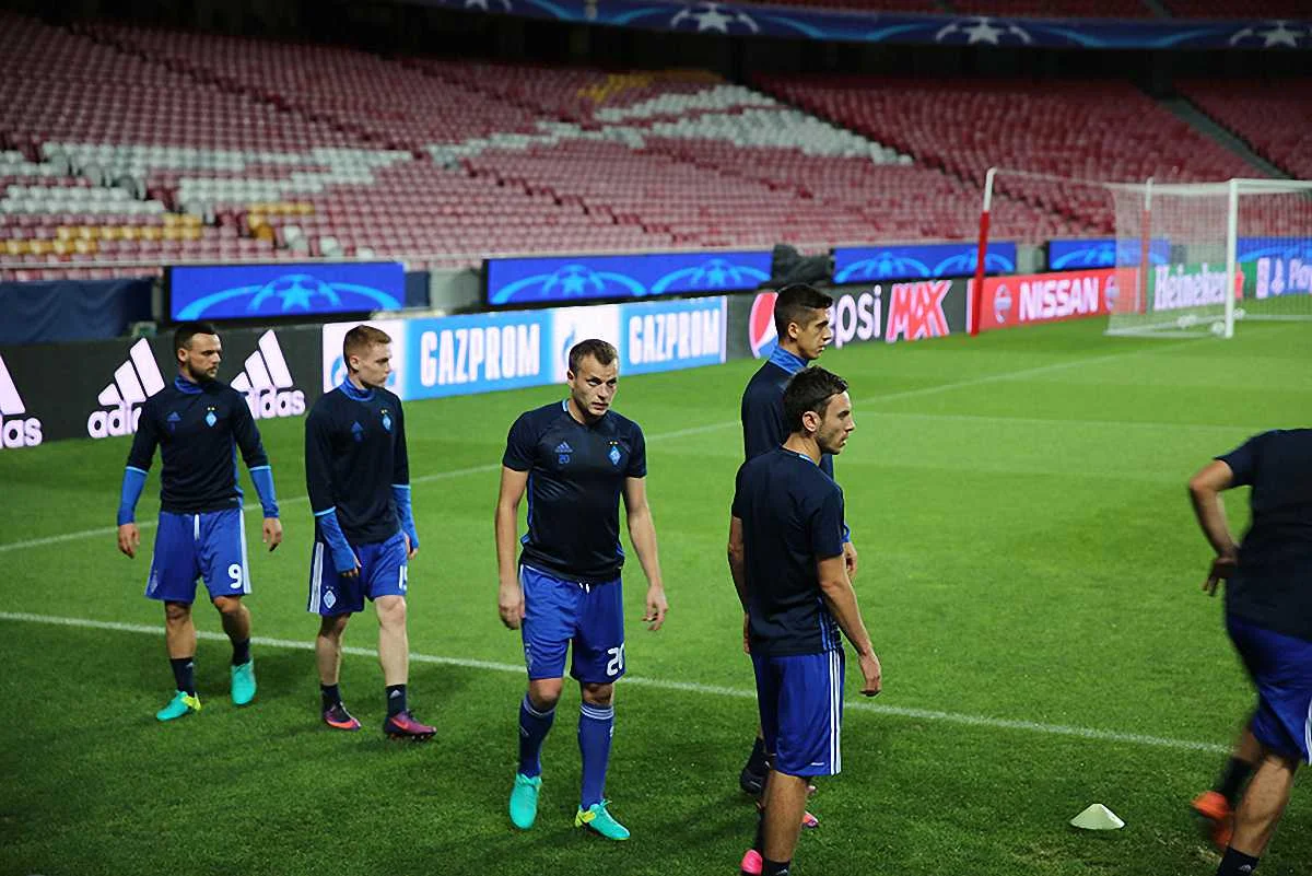 Тренування "Динамо" на "Ештадіу да Луж". Фото: Футбол 24