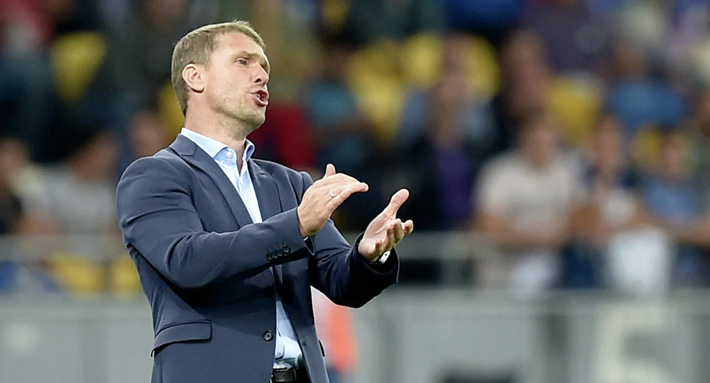 Сергей Ребров на дне / Фото AFP / Getty images