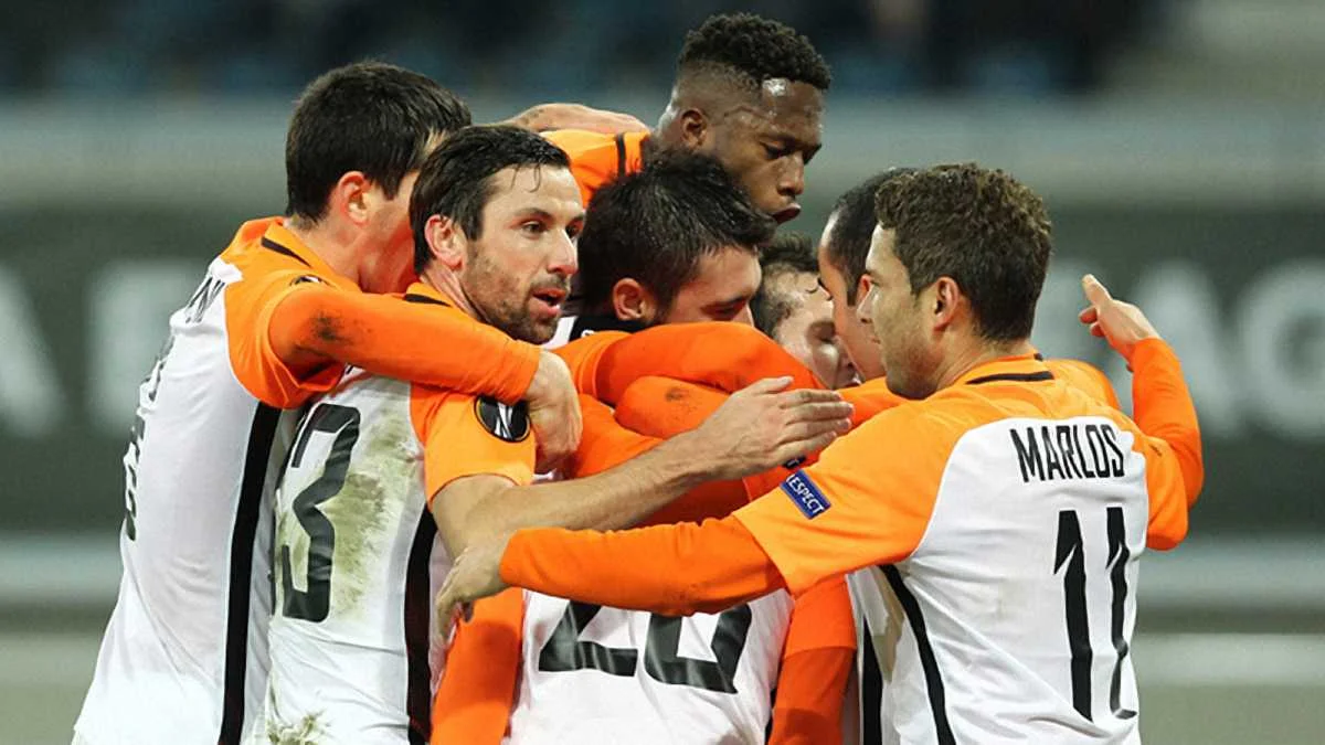 Игроки "Шахтера" празднуют гол / Фото ФК "Шахтер"