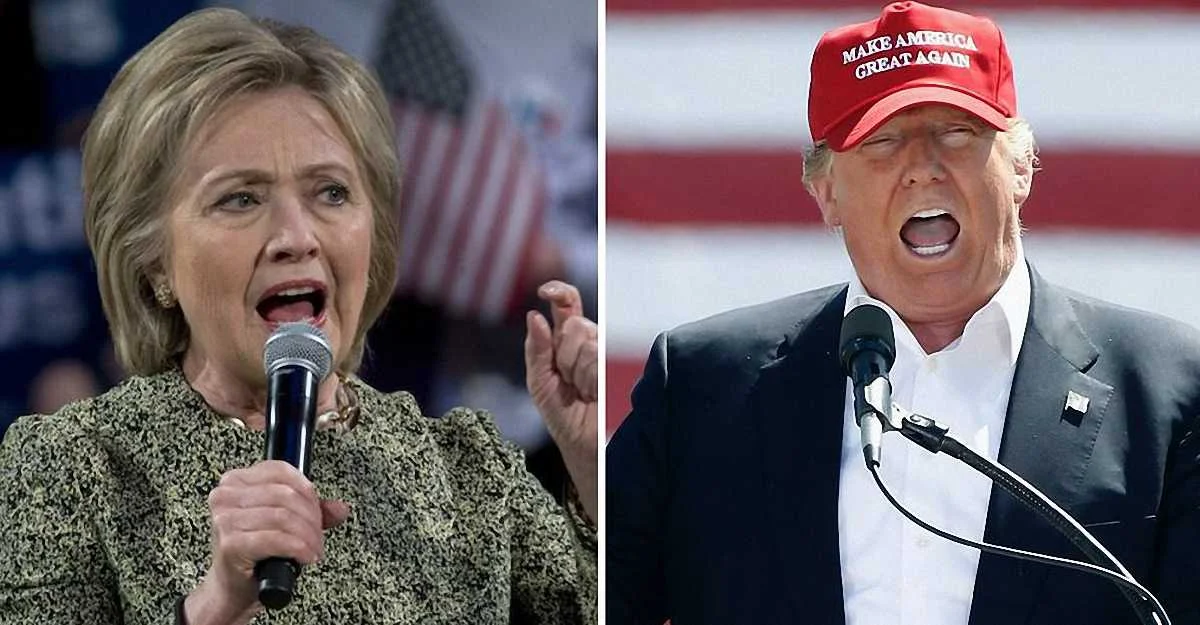 Трамп побеждает Клинтон