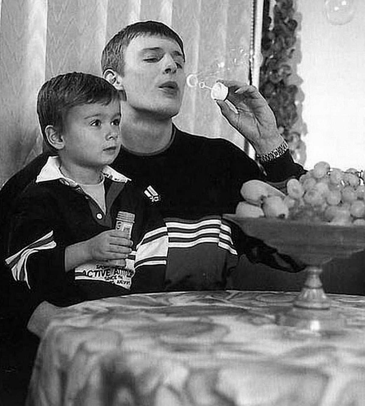 Олександр Шовковський з сином