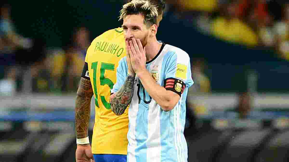 Месси в пятый раз унизительно проиграл с Аргентиной